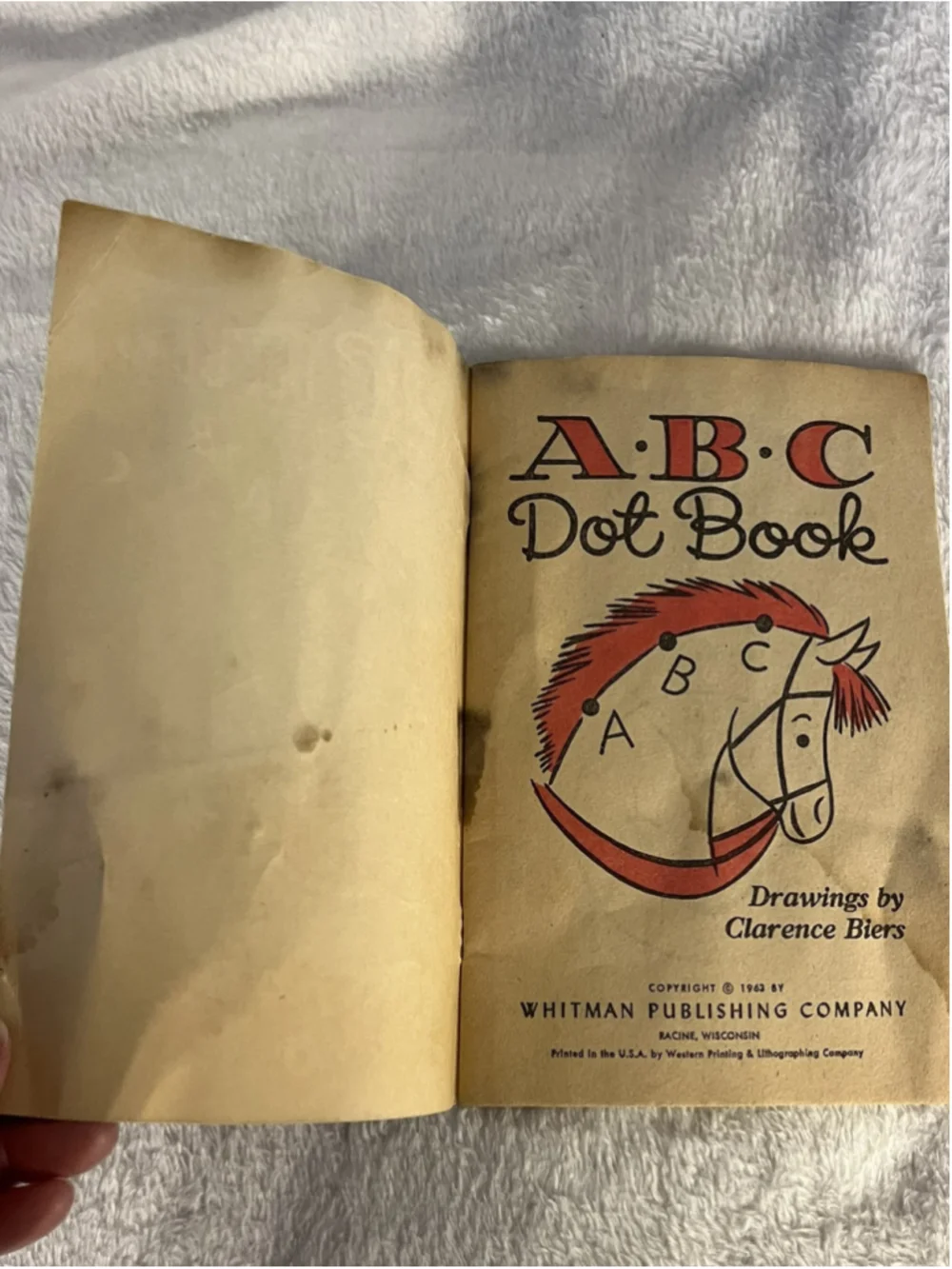 Vintage 60’s Whitman Dot To Dot Activity Book WORN SOME AREAS HTF ELEPHANT ONE